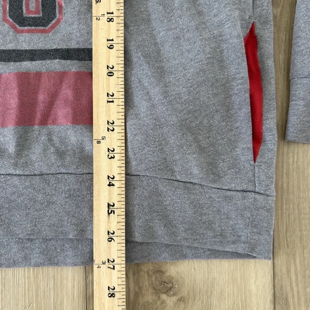 Victorias Secret PINK Ohio State Buckeyes Womens Large Loose Fit Gray Sweatshirt